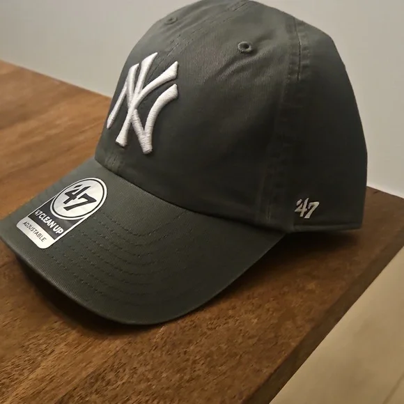Olive Green  NY Logo Cap - Picture 5 of 8